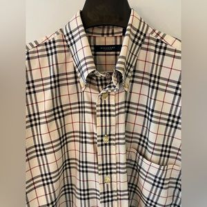 Burberry Long Sleeve Button Up Medium